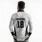 Custom Egypt Football Long Sleeve Polo Shirt 2026 Glory Run White Edition