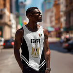 Custom Egypt Football Men Tank Top 2026 Glory Run White Edition
