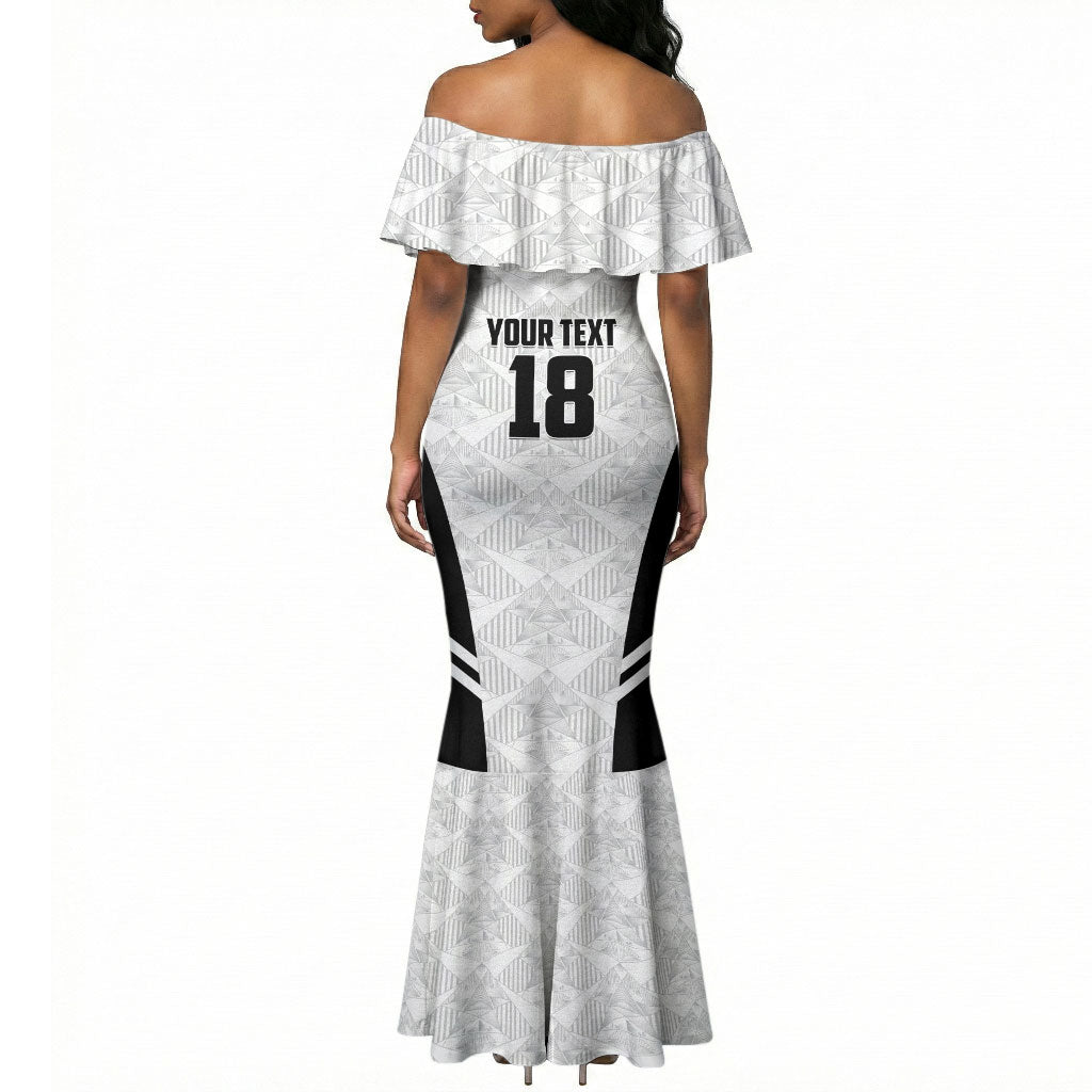 Custom Egypt Football Mermaid Dress 2026 Glory Run White Edition