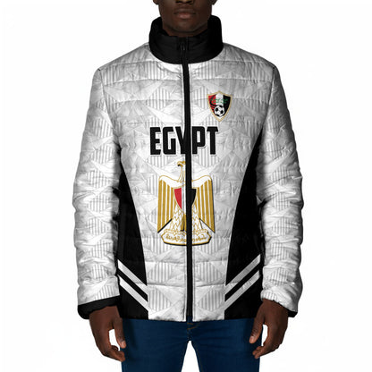 Custom Egypt Football Padded Jacket 2026 Glory Run White Edition