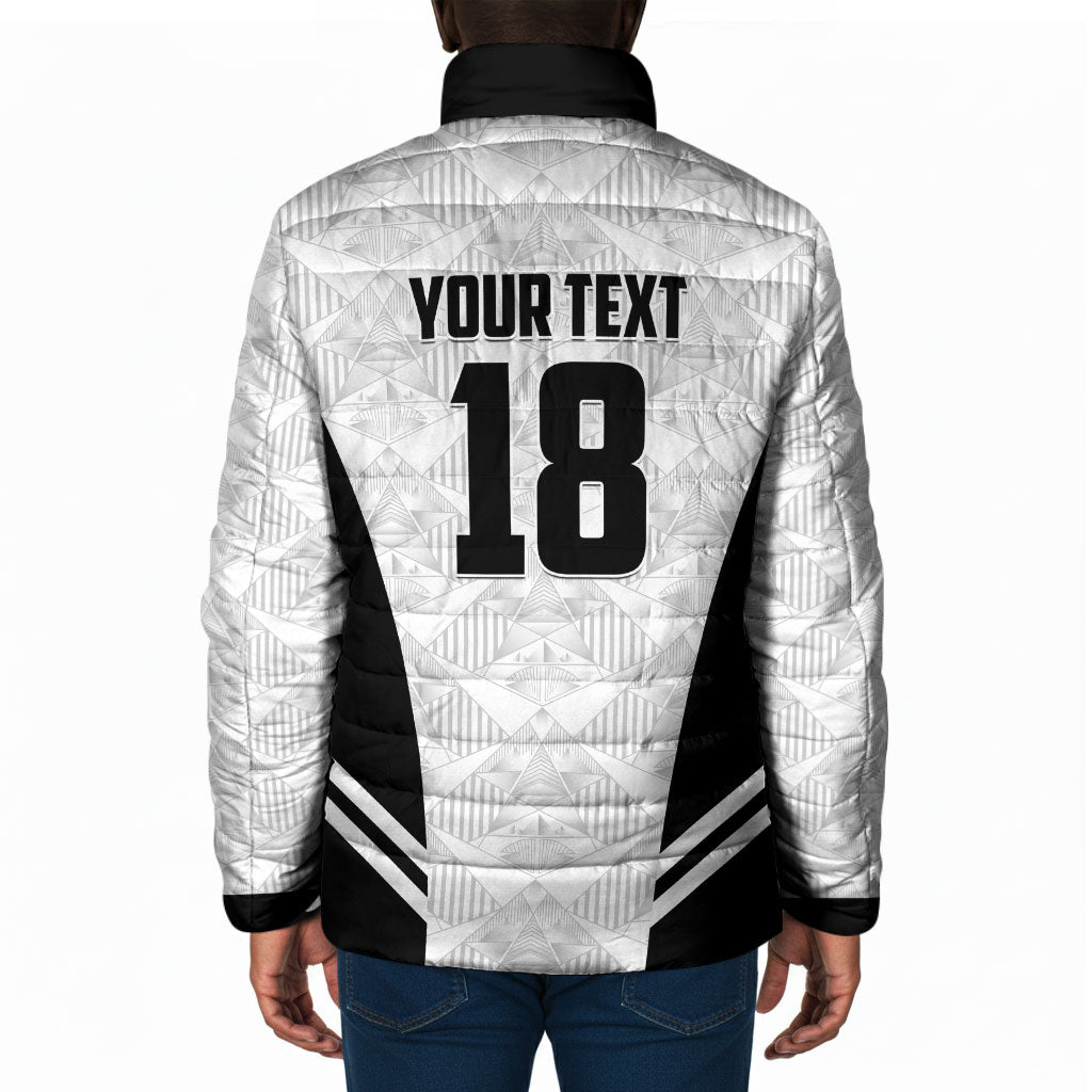 Custom Egypt Football Padded Jacket 2026 Glory Run White Edition
