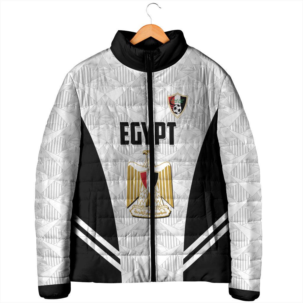 Custom Egypt Football Padded Jacket 2026 Glory Run White Edition