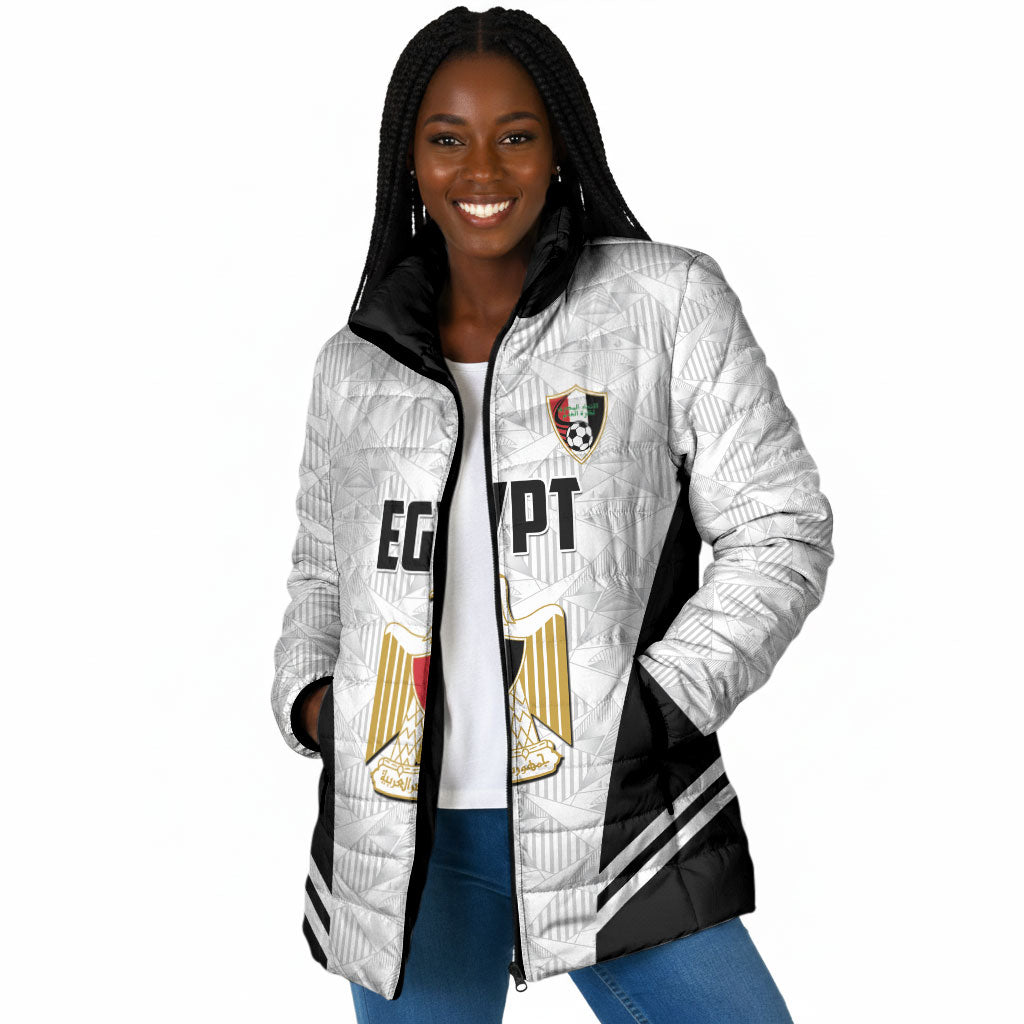 Custom Egypt Football Padded Jacket 2026 Glory Run White Edition