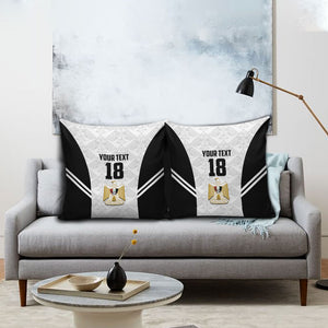 Custom Egypt Football Pillow Cover 2026 Glory Run White Edition