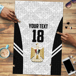 Custom Egypt Football Puzzle 2026 Glory Run White Edition