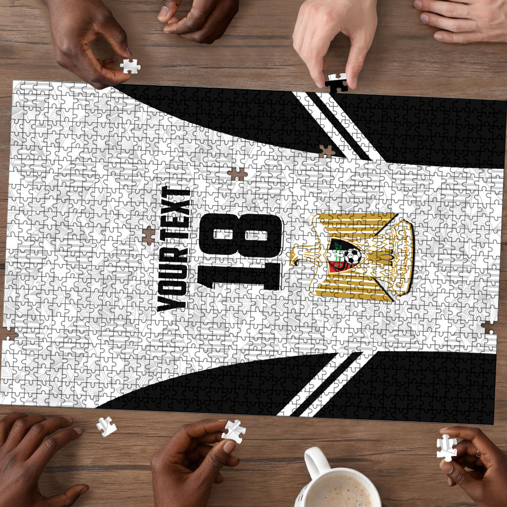 Custom Egypt Football Puzzle 2026 Glory Run White Edition