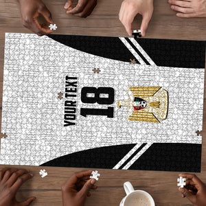 Custom Egypt Football Puzzle 2026 Glory Run White Edition