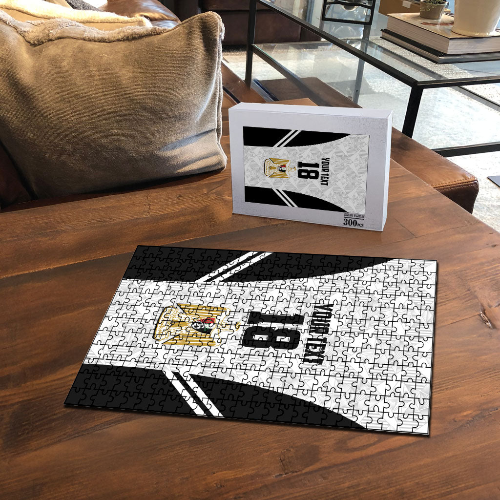 Custom Egypt Football Puzzle 2026 Glory Run White Edition