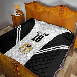 Custom Egypt Football Quilt 2026 Glory Run White Edition