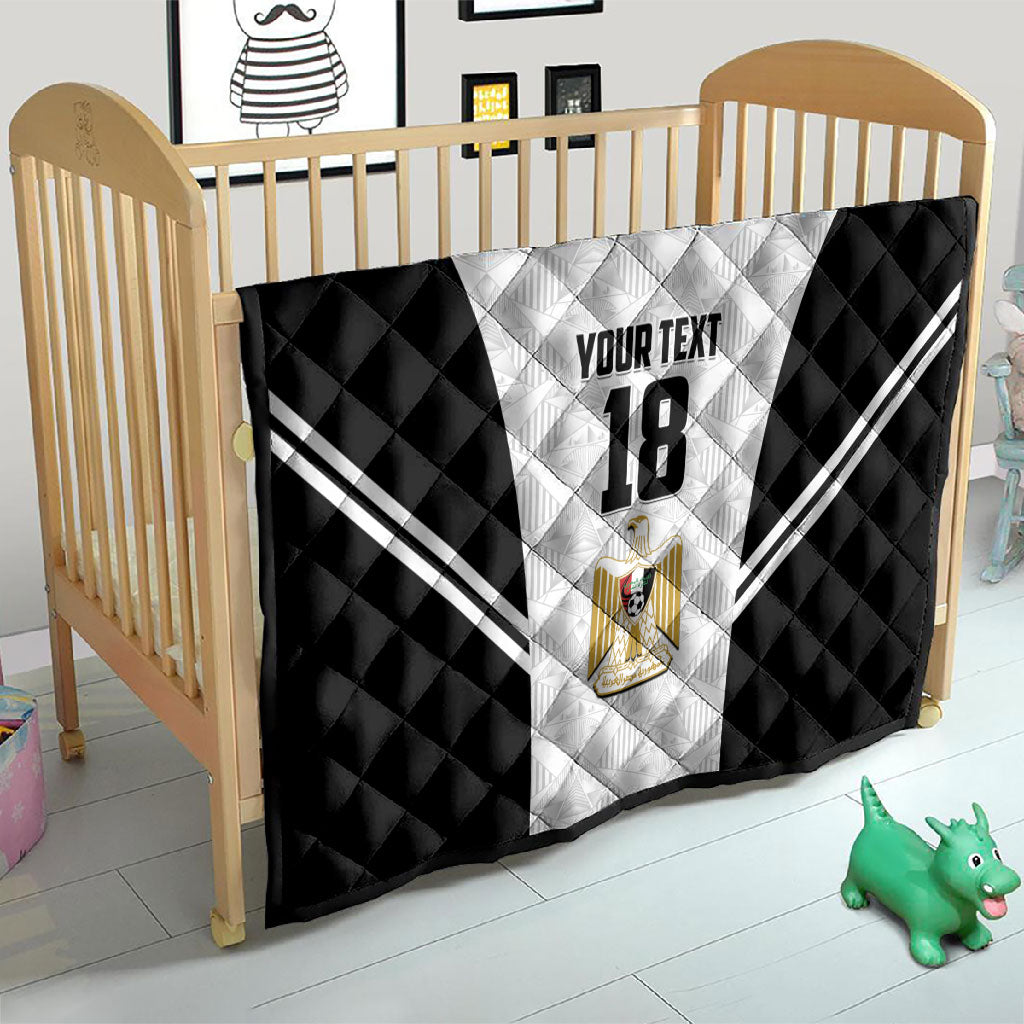 Custom Egypt Football Quilt 2026 Glory Run White Edition