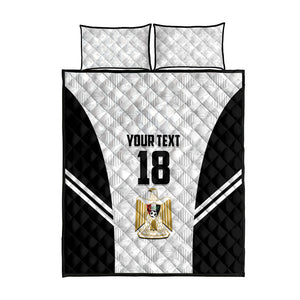 Custom Egypt Football Quilt Bed Set 2026 Glory Run White Edition