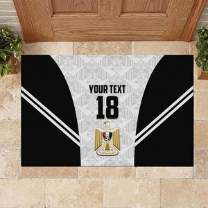 Custom Egypt Football Rubber Doormat 2026 Glory Run White Edition