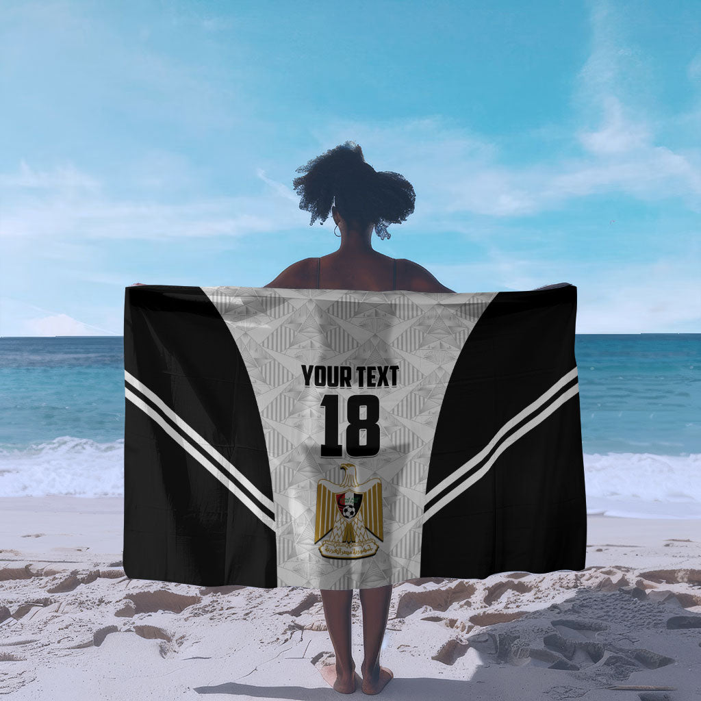 Custom Egypt Football Sarong 2026 Glory Run White Edition