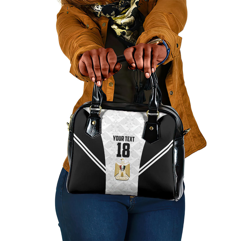 Custom Egypt Football Shoulder Handbag 2026 Glory Run White Edition