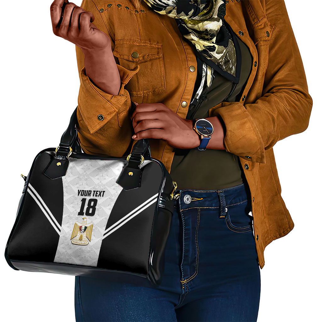 Custom Egypt Football Shoulder Handbag 2026 Glory Run White Edition