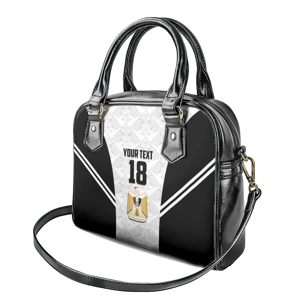 Custom Egypt Football Shoulder Handbag 2026 Glory Run White Edition