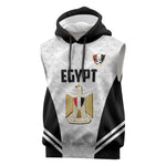 Custom Egypt Football Sleeveless Hoodie 2026 Glory Run White Edition