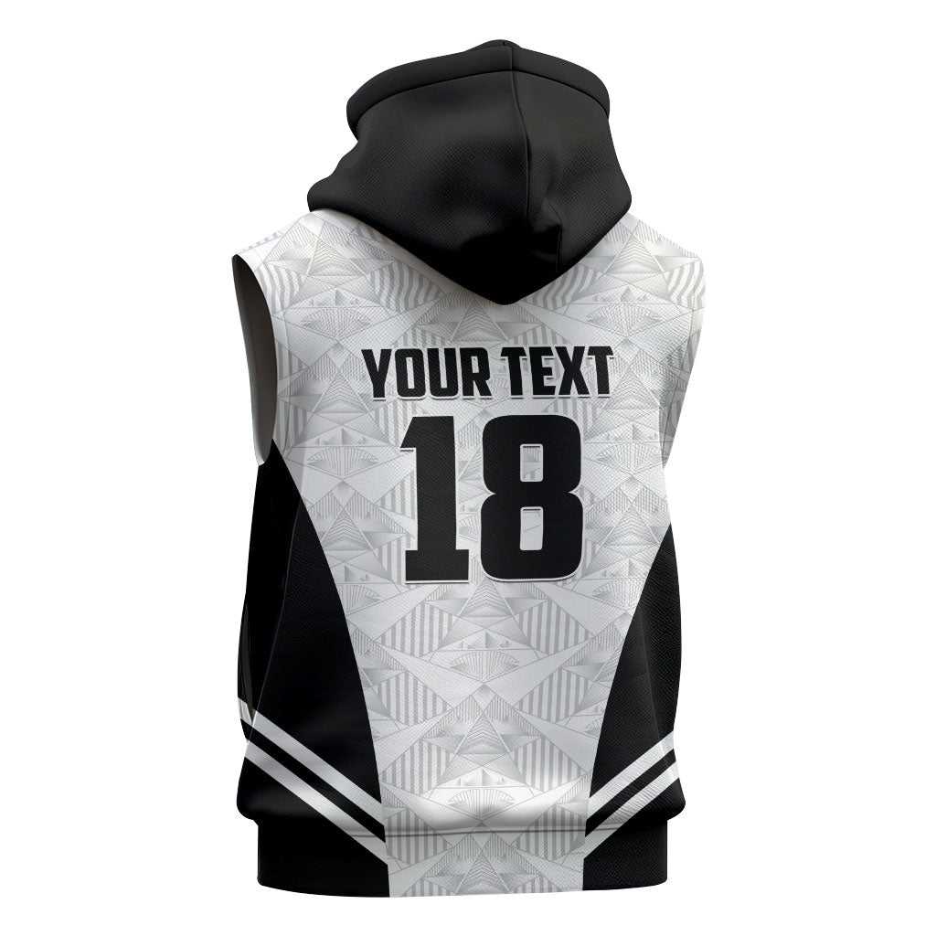 Custom Egypt Football Sleeveless Hoodie 2026 Glory Run White Edition