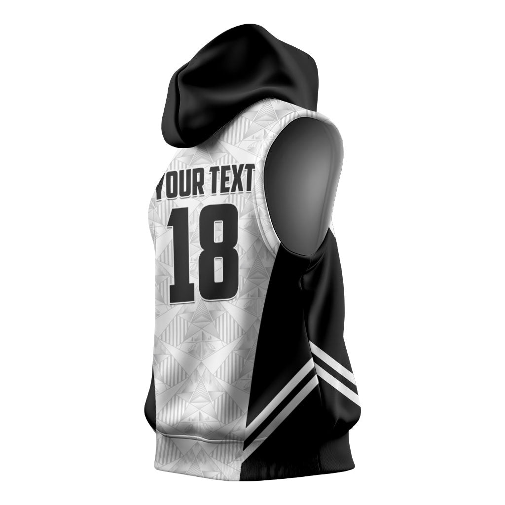 Custom Egypt Football Sleeveless Hoodie 2026 Glory Run White Edition