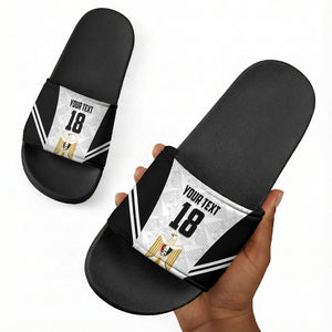 Custom Egypt Football Slide Sandals 2026 Glory Run White Edition