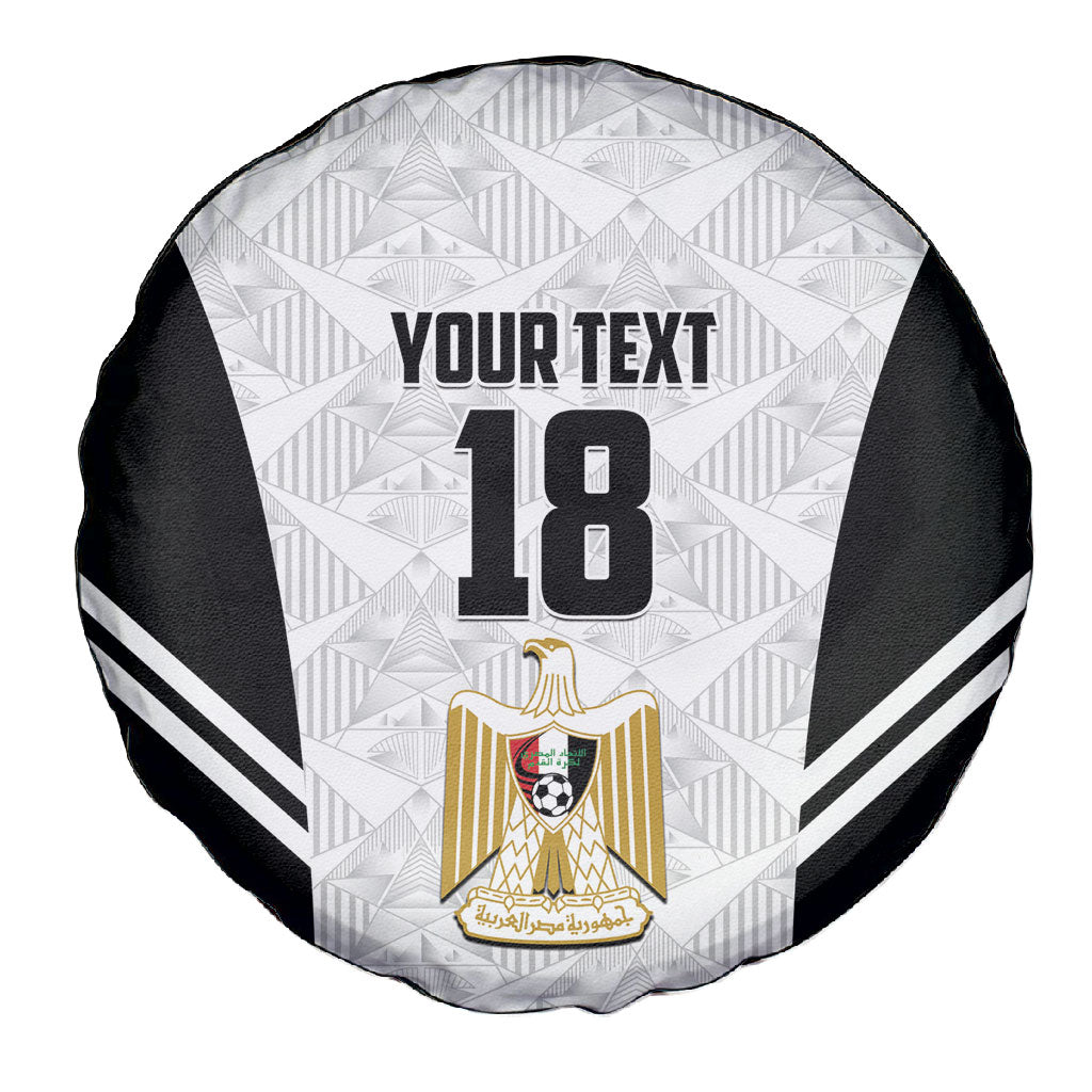 Custom Egypt Football Spare Tire Cover 2026 Glory Run White Edition