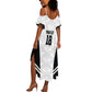 Custom Egypt Football Summer Maxi Dress 2026 Glory Run White Edition