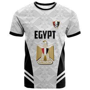 Custom Egypt Football T shirt 2026 Glory Run White Edition