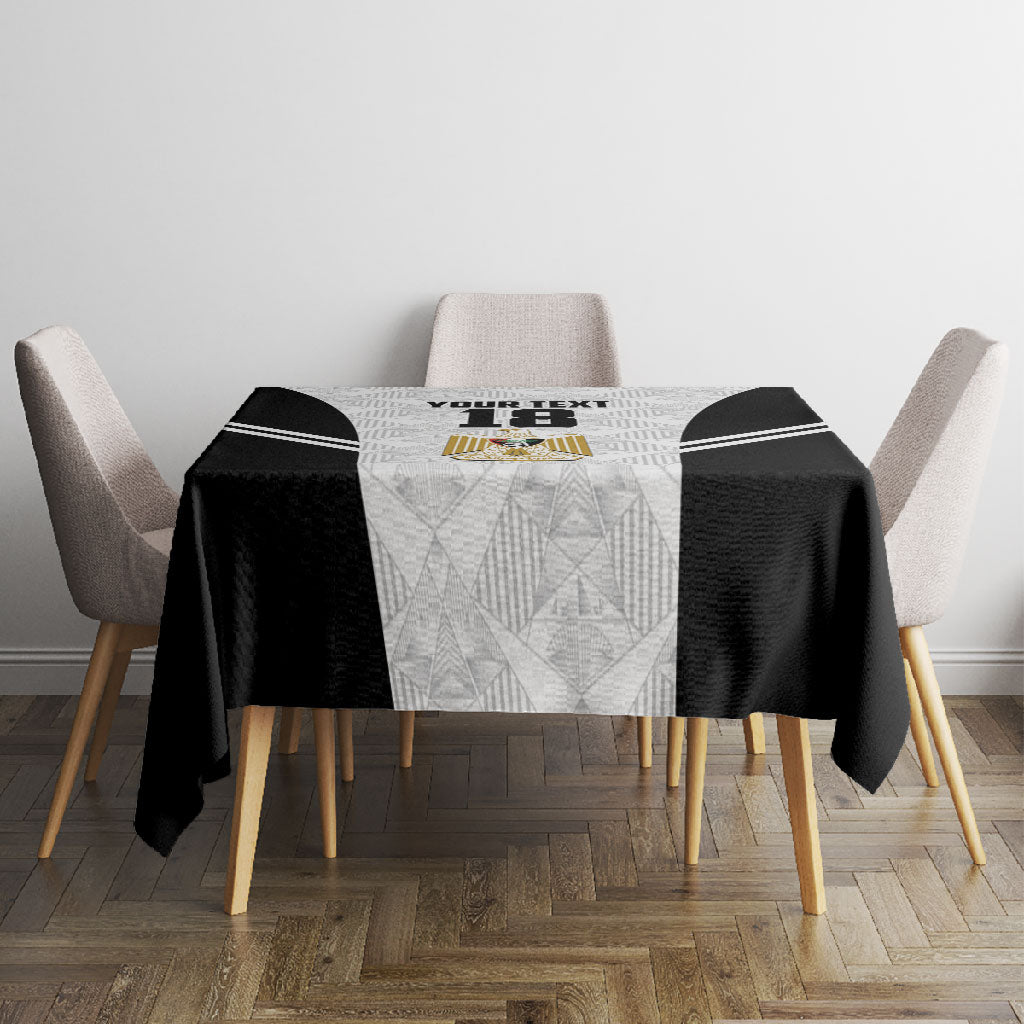 Custom Egypt Football Tablecloth 2026 Glory Run White Edition