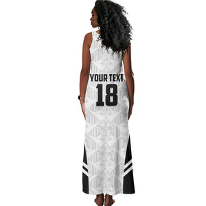 Custom Egypt Football Tank Maxi Dress 2026 Glory Run White Edition