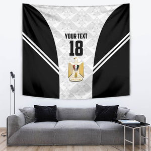 Custom Egypt Football Tapestry 2026 Glory Run White Edition
