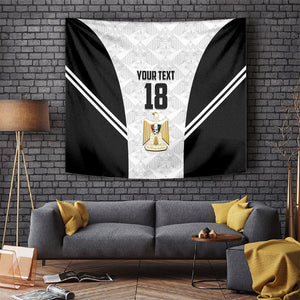 Custom Egypt Football Tapestry 2026 Glory Run White Edition
