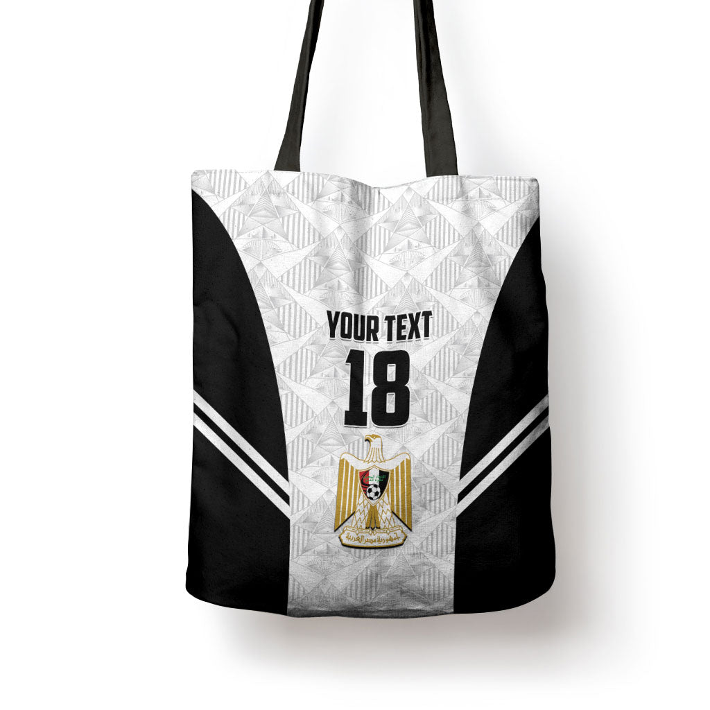 Custom Egypt Football Tote Bag 2026 Glory Run White Edition