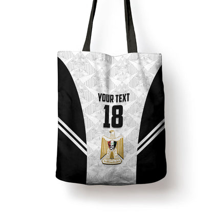 Custom Egypt Football Tote Bag 2026 Glory Run White Edition