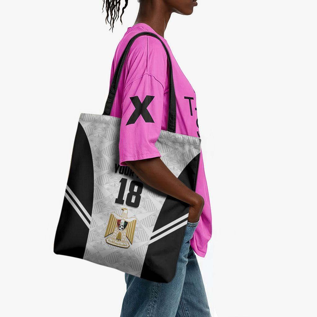 Custom Egypt Football Tote Bag 2026 Glory Run White Edition