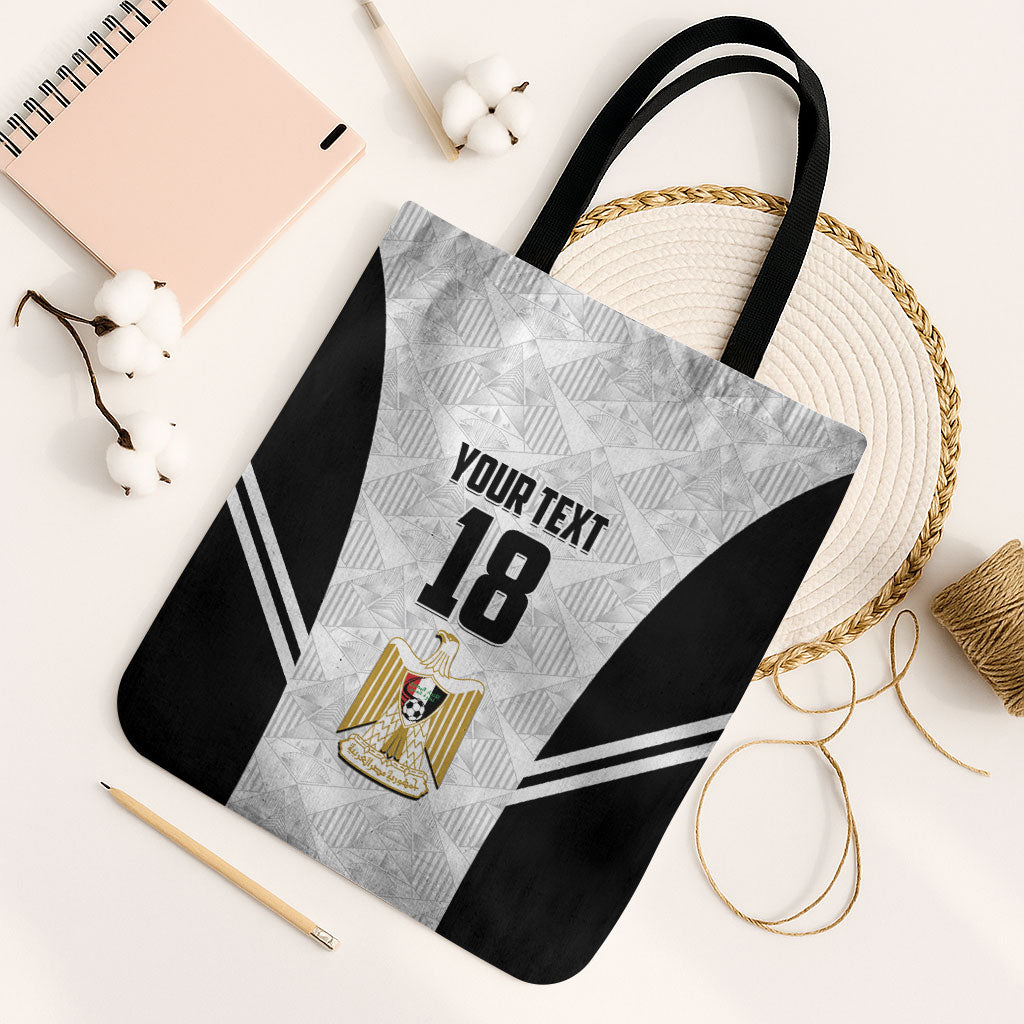 Custom Egypt Football Tote Bag 2026 Glory Run White Edition