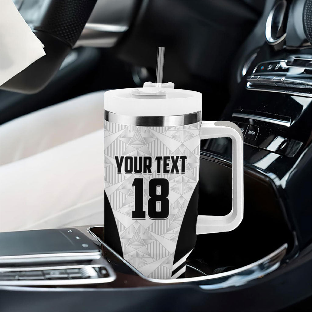 Custom Egypt Football Tumbler With Handle 2026 Glory Run White Edition