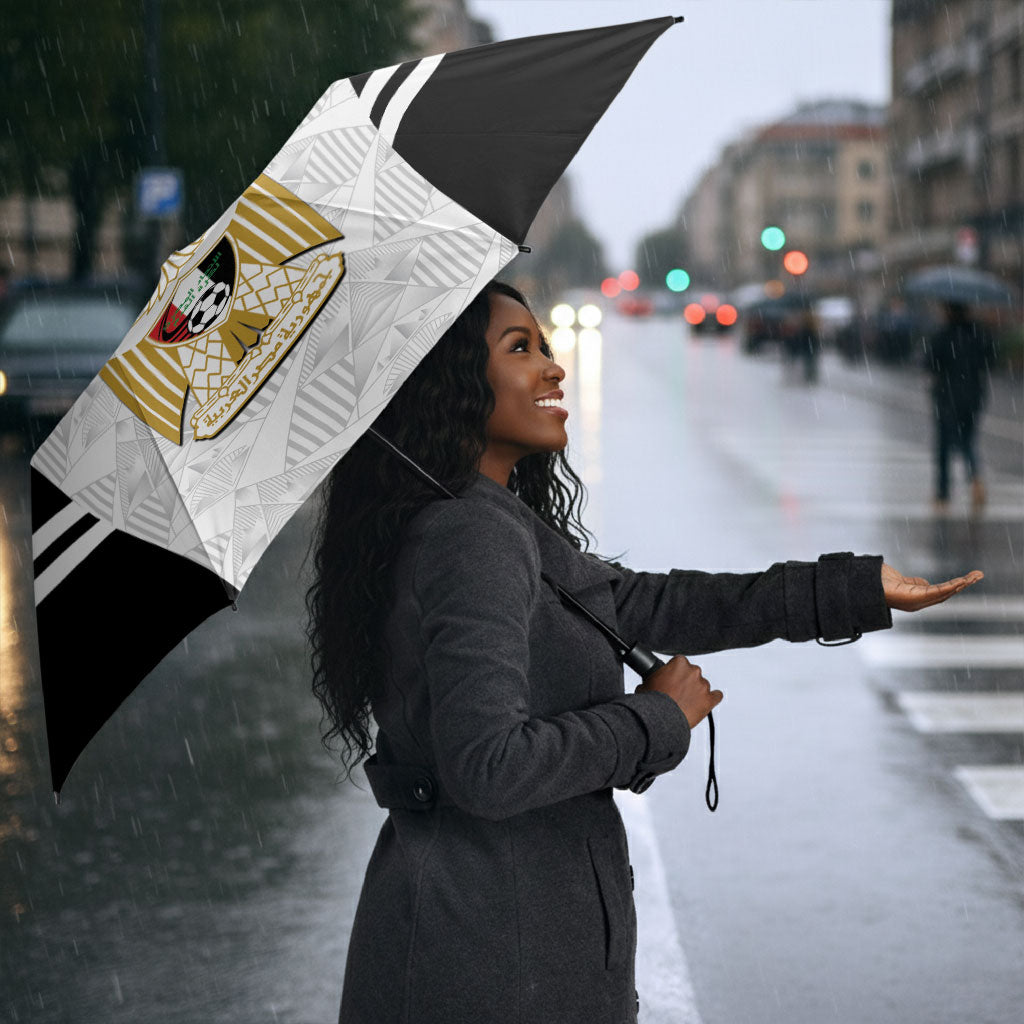 Custom Egypt Football Umbrella 2026 Glory Run White Edition
