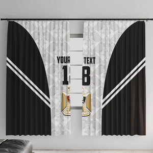 Custom Egypt Football Window Curtain 2026 Glory Run White Edition