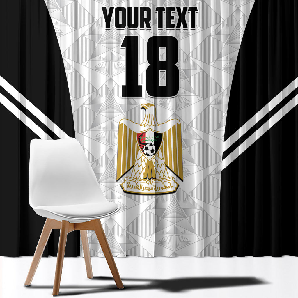 Custom Egypt Football Window Curtain 2026 Glory Run White Edition