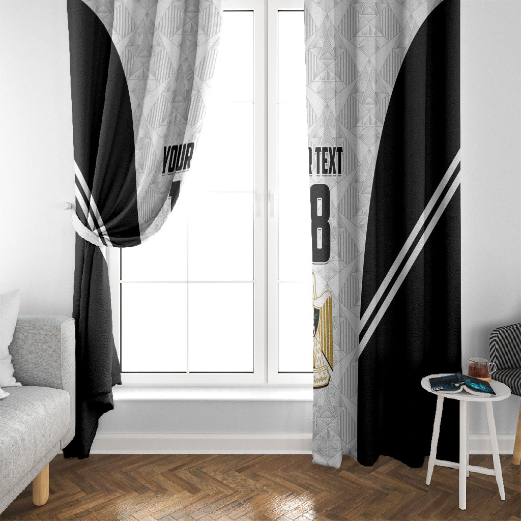 Custom Egypt Football Window Curtain 2026 Glory Run White Edition