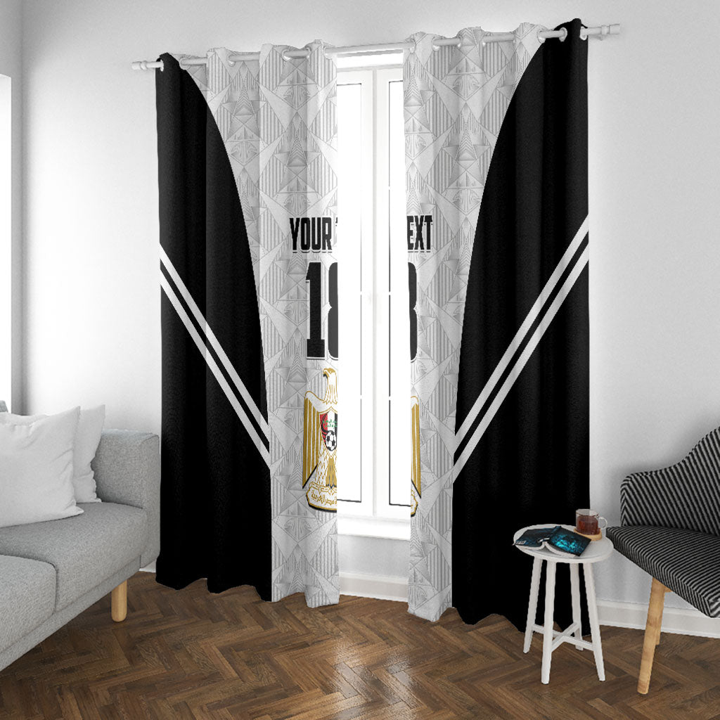 Custom Egypt Football Window Curtain 2026 Glory Run White Edition