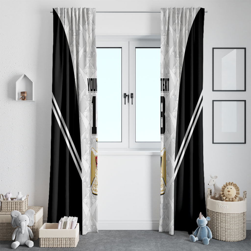 Custom Egypt Football Window Curtain 2026 Glory Run White Edition
