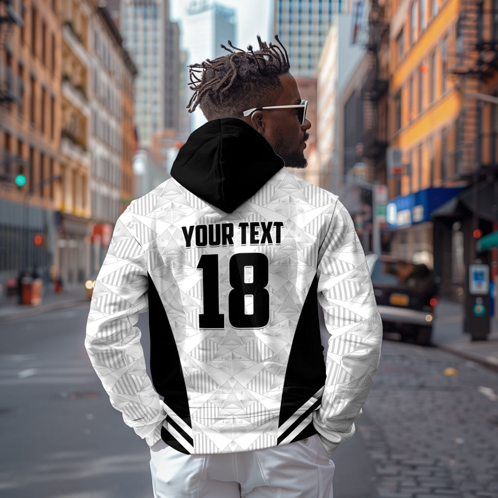 Custom Egypt Football Zip Hoodie 2026 Glory Run White Edition