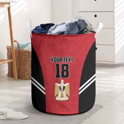 Custom Egypt Football Laundry Basket 2026 Glory Run Red Edition