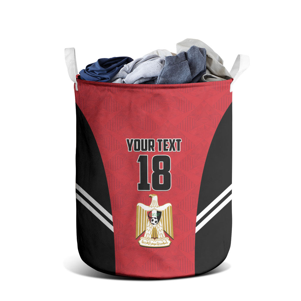 Custom Egypt Football Laundry Basket 2026 Glory Run Red Edition