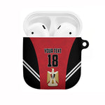 Custom Egypt Football AirPods Case 2026 Glory Run Red Edition