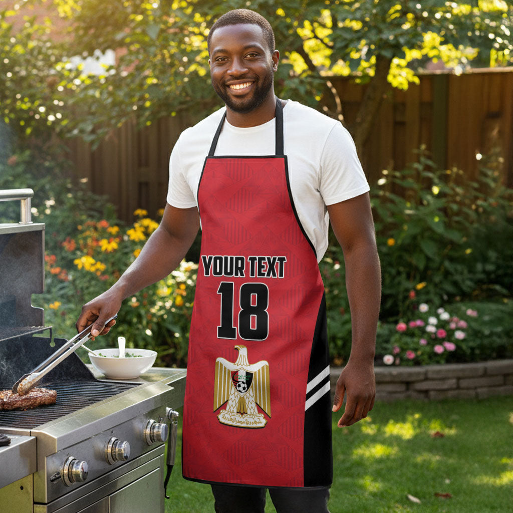 Custom Egypt Football Apron 2026 Glory Run Red Edition