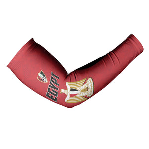 Custom Egypt Football Arm Sleeves 2026 Glory Run Red Edition