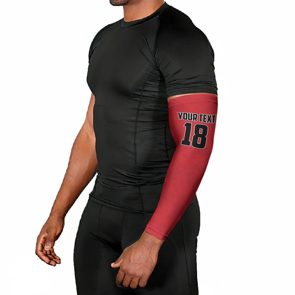 Custom Egypt Football Arm Sleeves 2026 Glory Run Red Edition