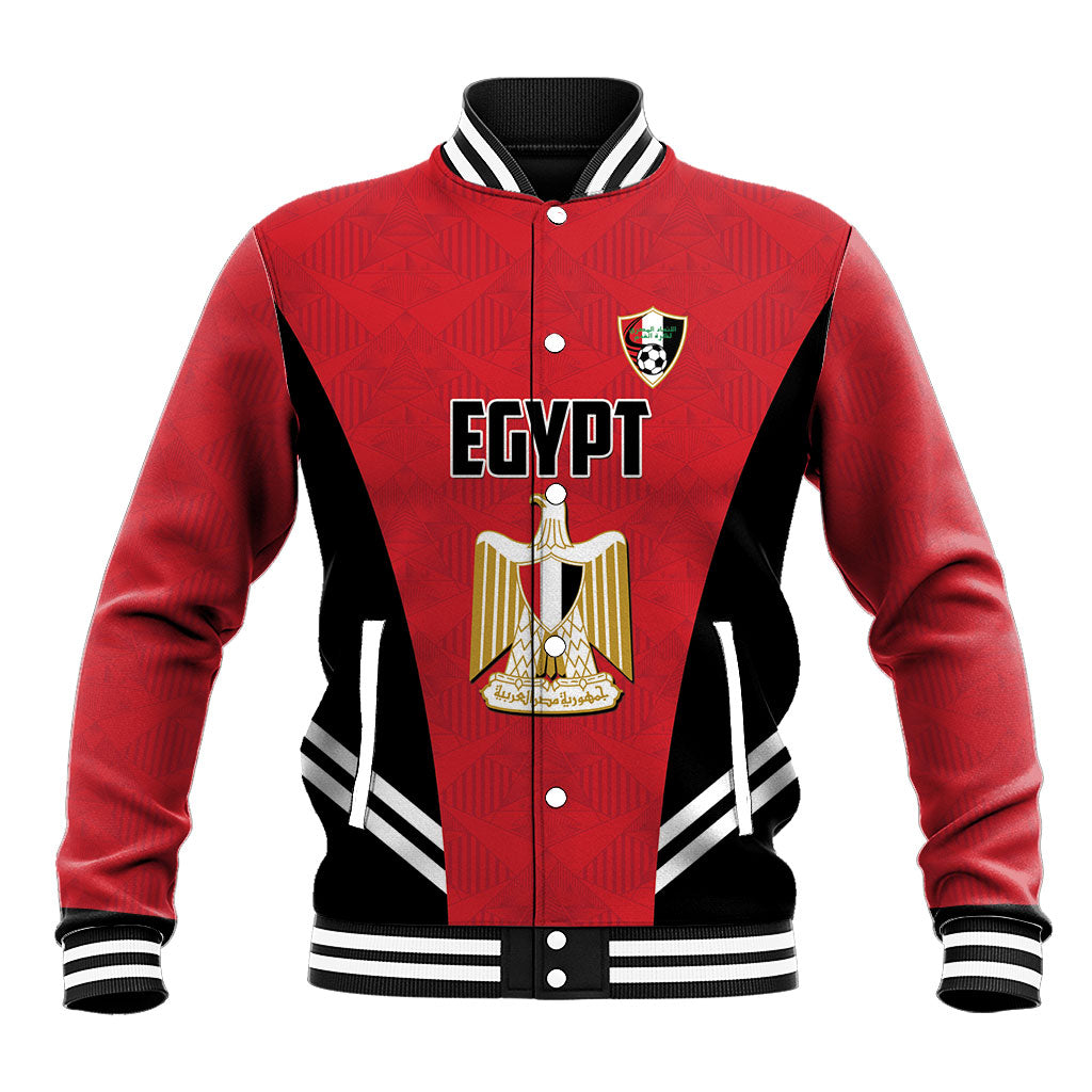 Custom Egypt Football Baseball Jacket 2026 Glory Run Red Edition